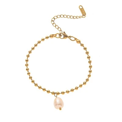Bráisléad Slabhra feirbthe Pearl