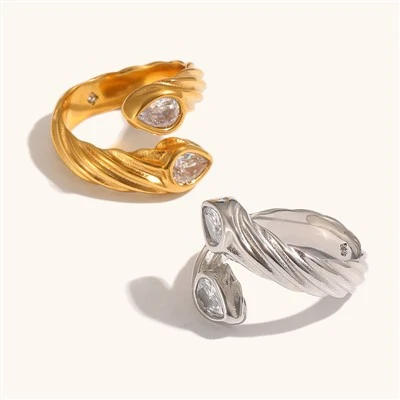 Twist Fáinne Cloch Dual